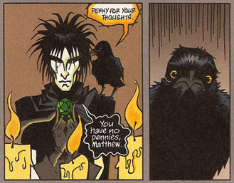 Sandman and raven